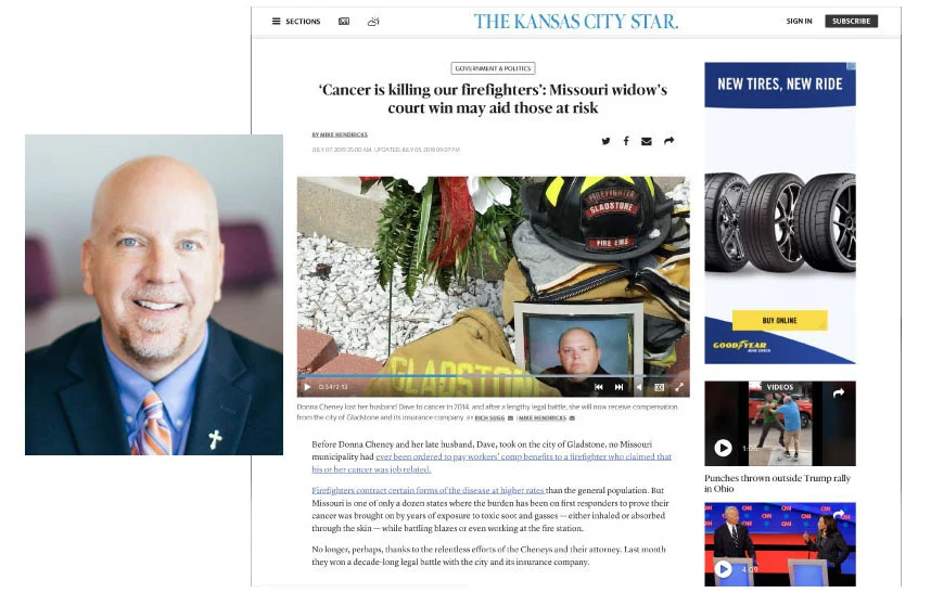 ‘CANCER IS KILLING OUR FIREFIGHTERS’: MISSOURI WIDOW’S COURT WIN MAY AID THOSE AT RISK