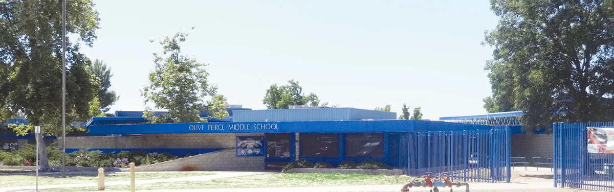 Olive Peirce Middle School has received a "California School to Watch" Honor since 2012