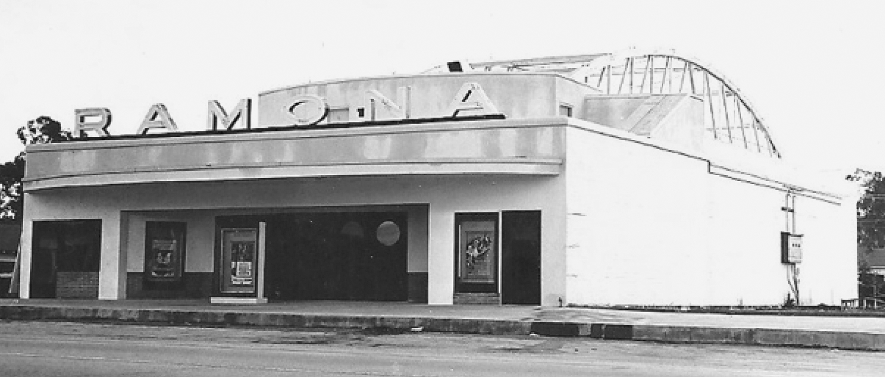 Ramona Theatre is pictured after its opening in 1947. Photo by Darrell Beck