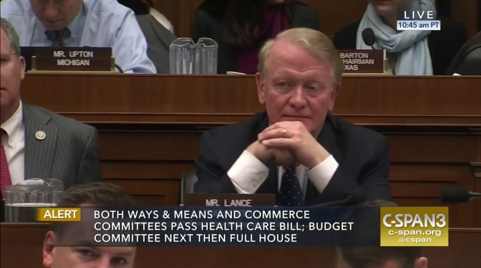 Lance Caught Lying on Health Care Vote