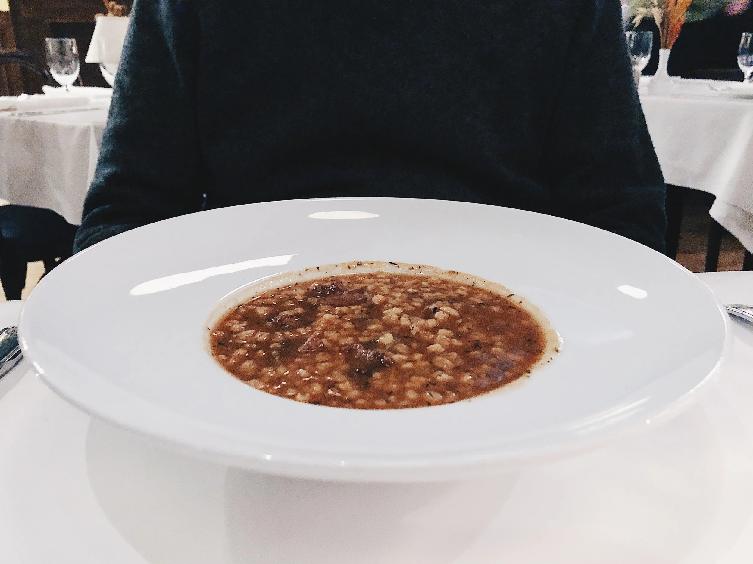 BEEF &amp; BARLEY SOUP