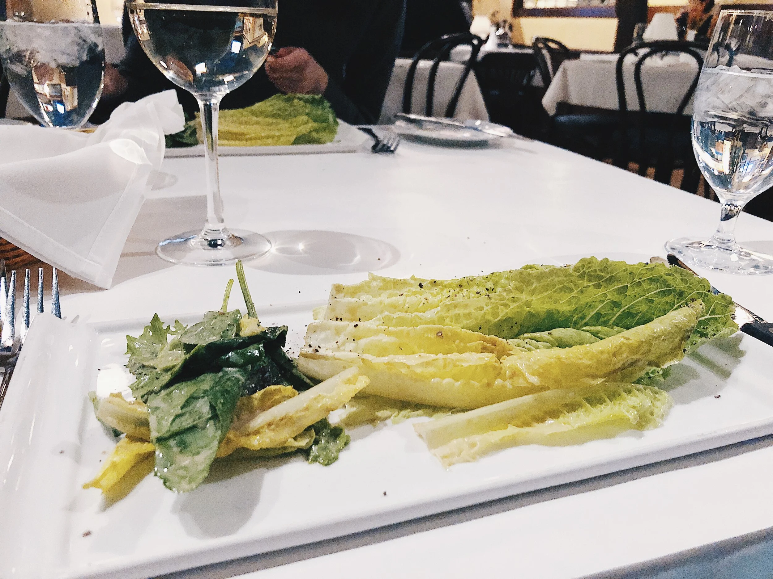 HOUSE CAESAR SALAD - wasabi dressing