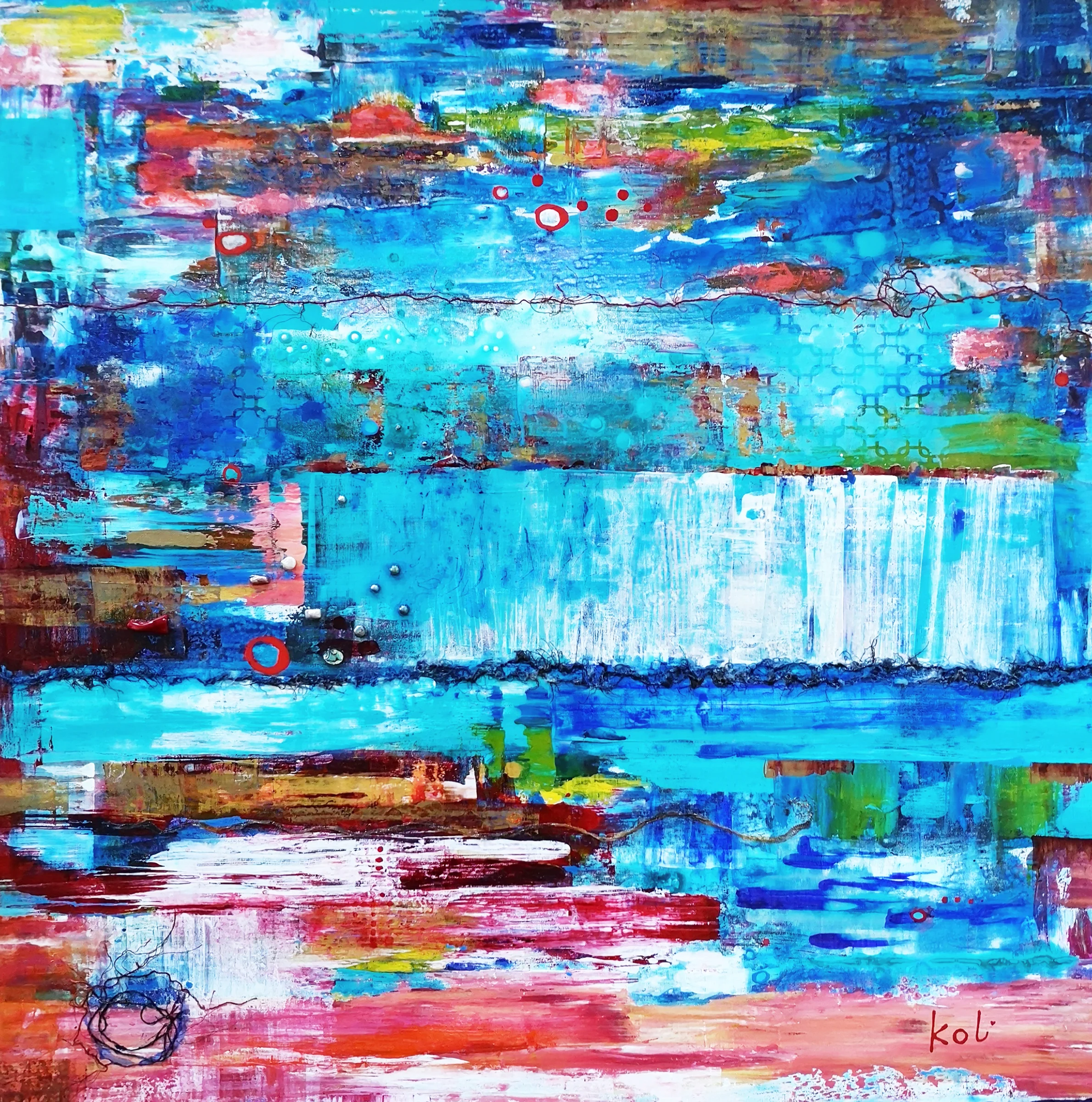 Living Colour 36" x 36"