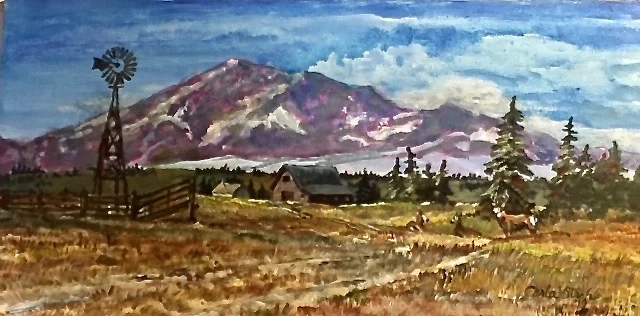 Visiting Neighbors   10x20   $600