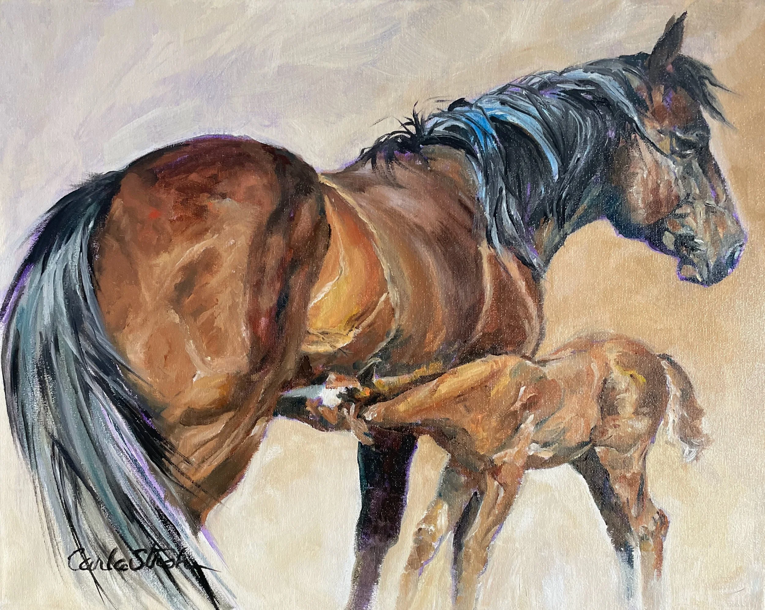 Here's Hopin' 16x20 $1000