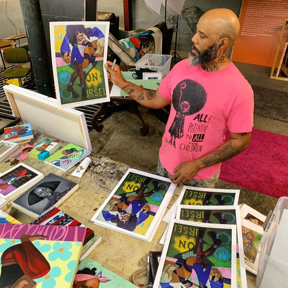 Cbabi Bayoc Signed Exhibition Poster