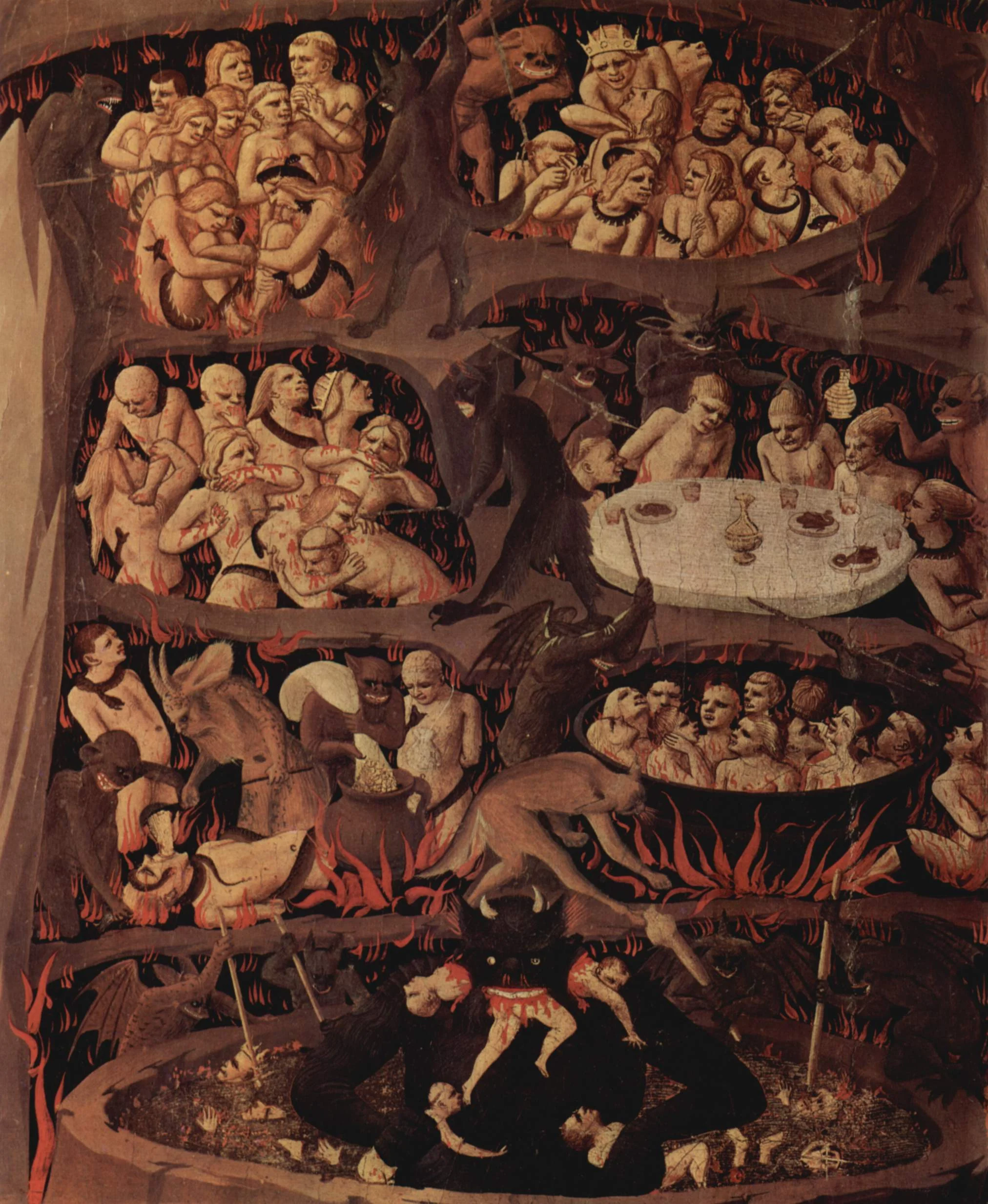 Kuva: Fra Angelico: Das Jüngste Gericht, 1432–1435.