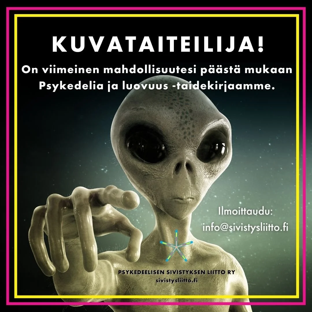 Viimeinen mahdollisuus osallistua psykedeeliseen kuvataidekirjaan