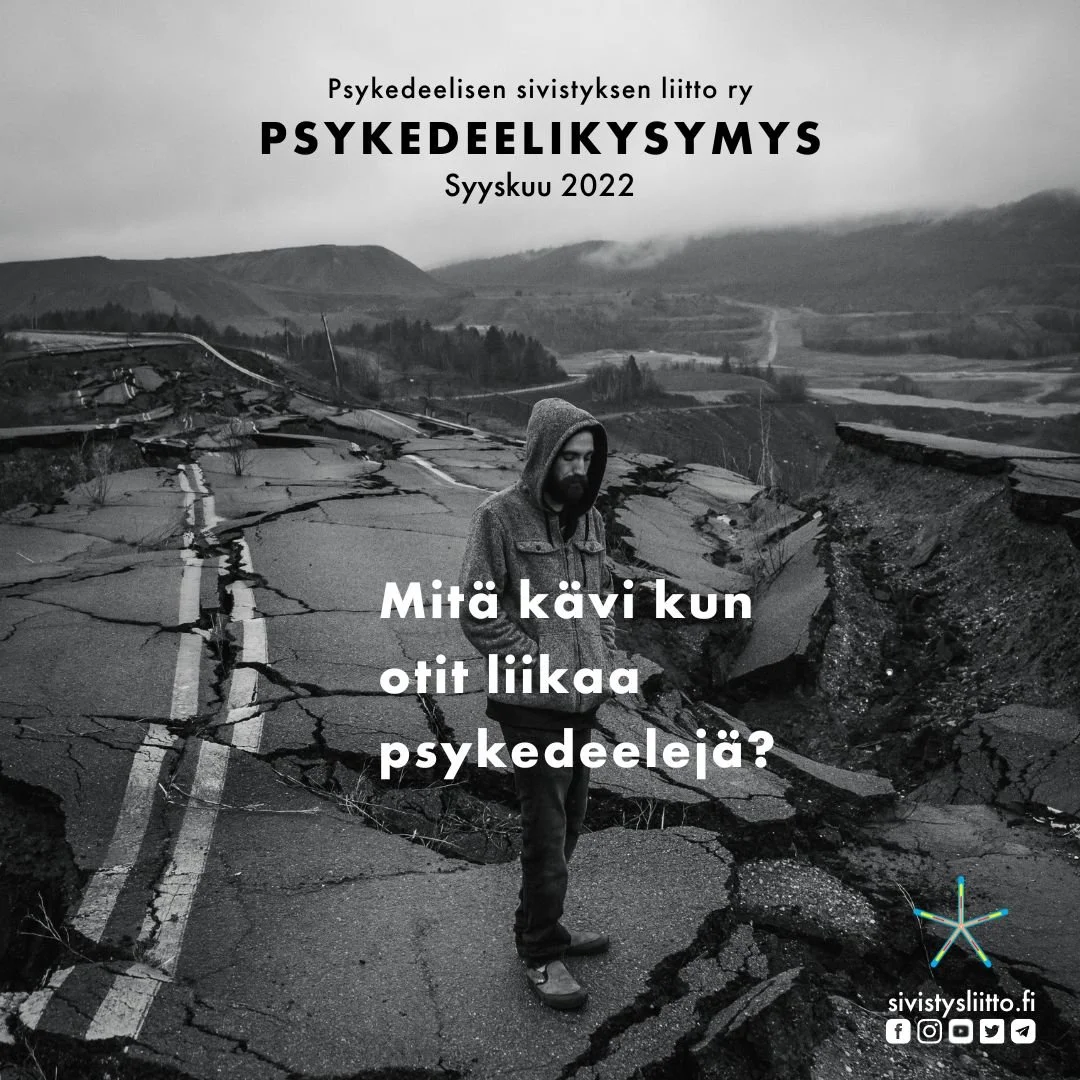 Syyskuun Psykedeelikysymys: Mitä kävi kun otit liikaa psykedeelejä?