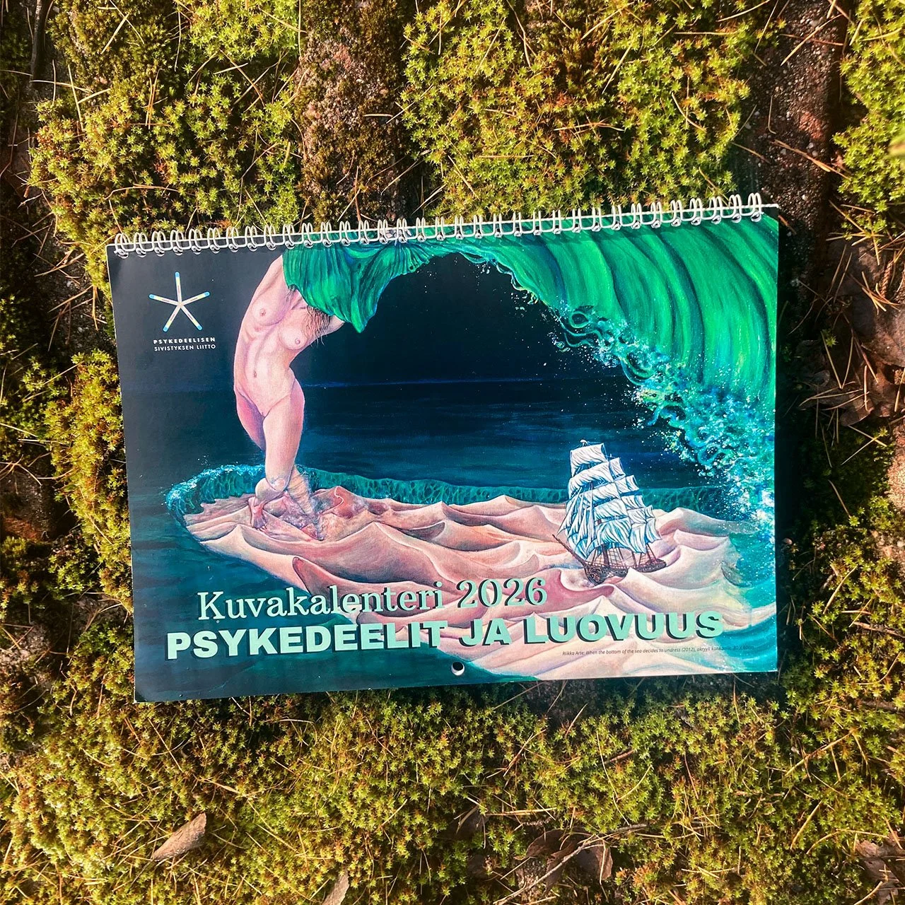 Psykedeelit ja luovuus -seinäkalenteri 2026