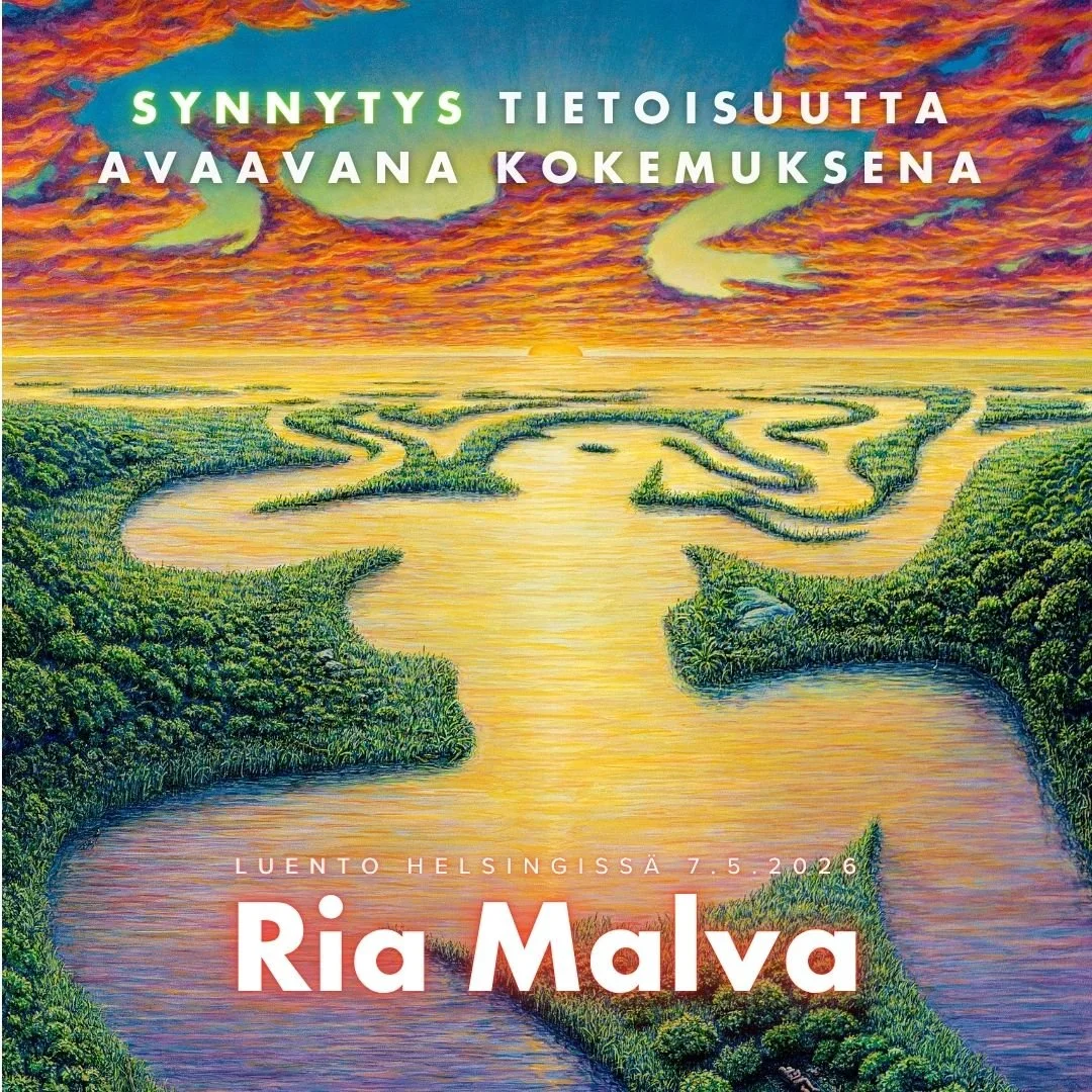 Luento Helsingissä: Synnytys tietoisuutta avaavana kokemuksena (Ria Malva)
