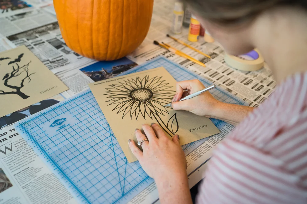 Using Stencils to Elevate Your Pumpkin Decor — Kirkland's Home Blog