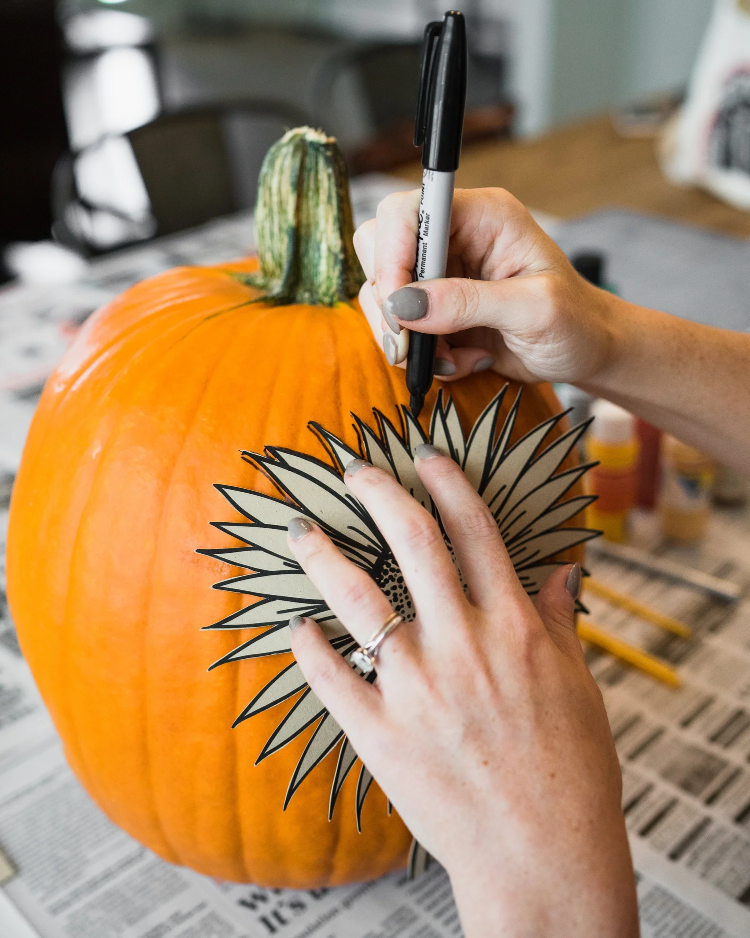 Using Stencils to Elevate Your Pumpkin Decor — Kirkland's Home Blog