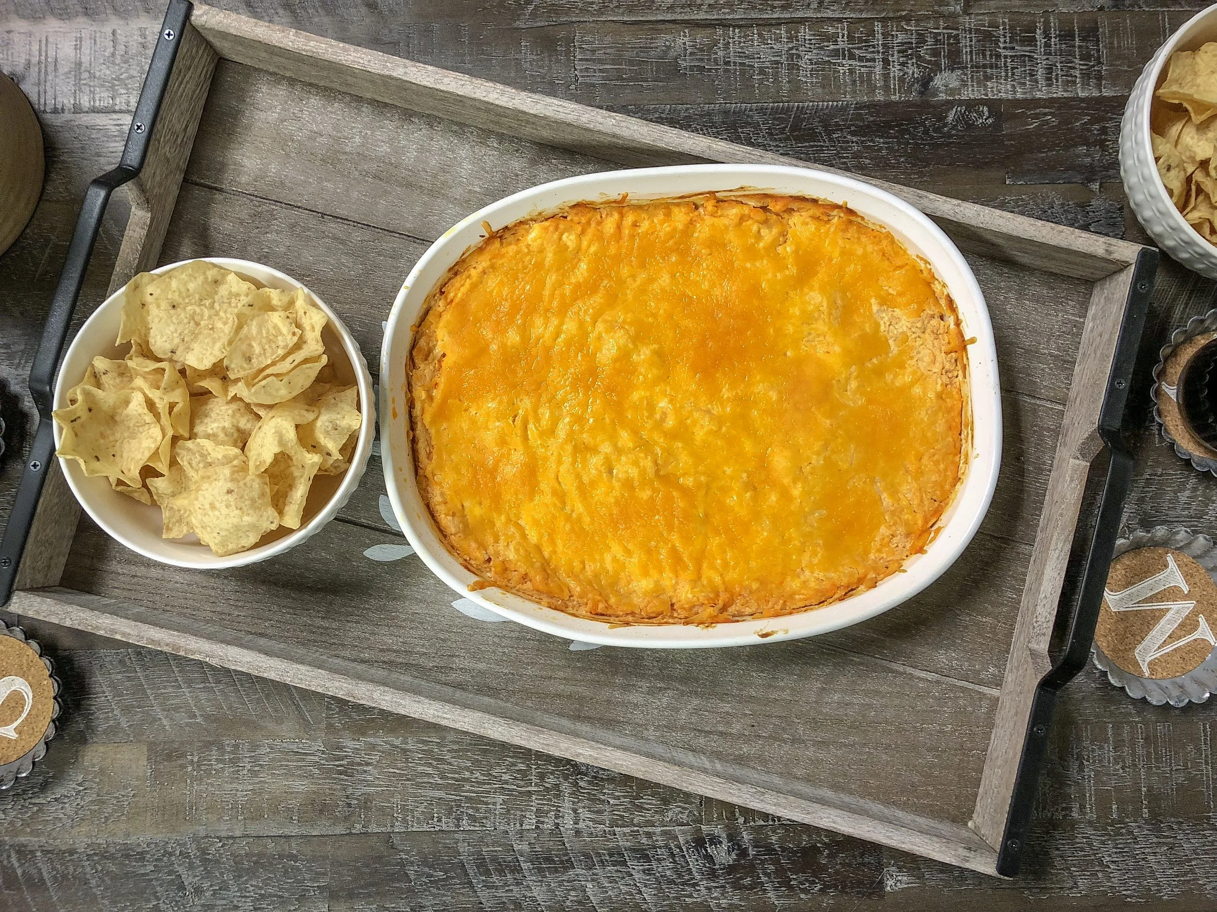 The Winning Play ToDieFor Buffalo Chicken Dip — Half Full