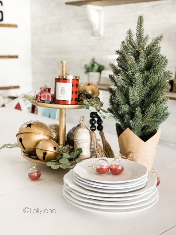 Christmas Tiered Tray Styling with Lolly Jane — Half Full