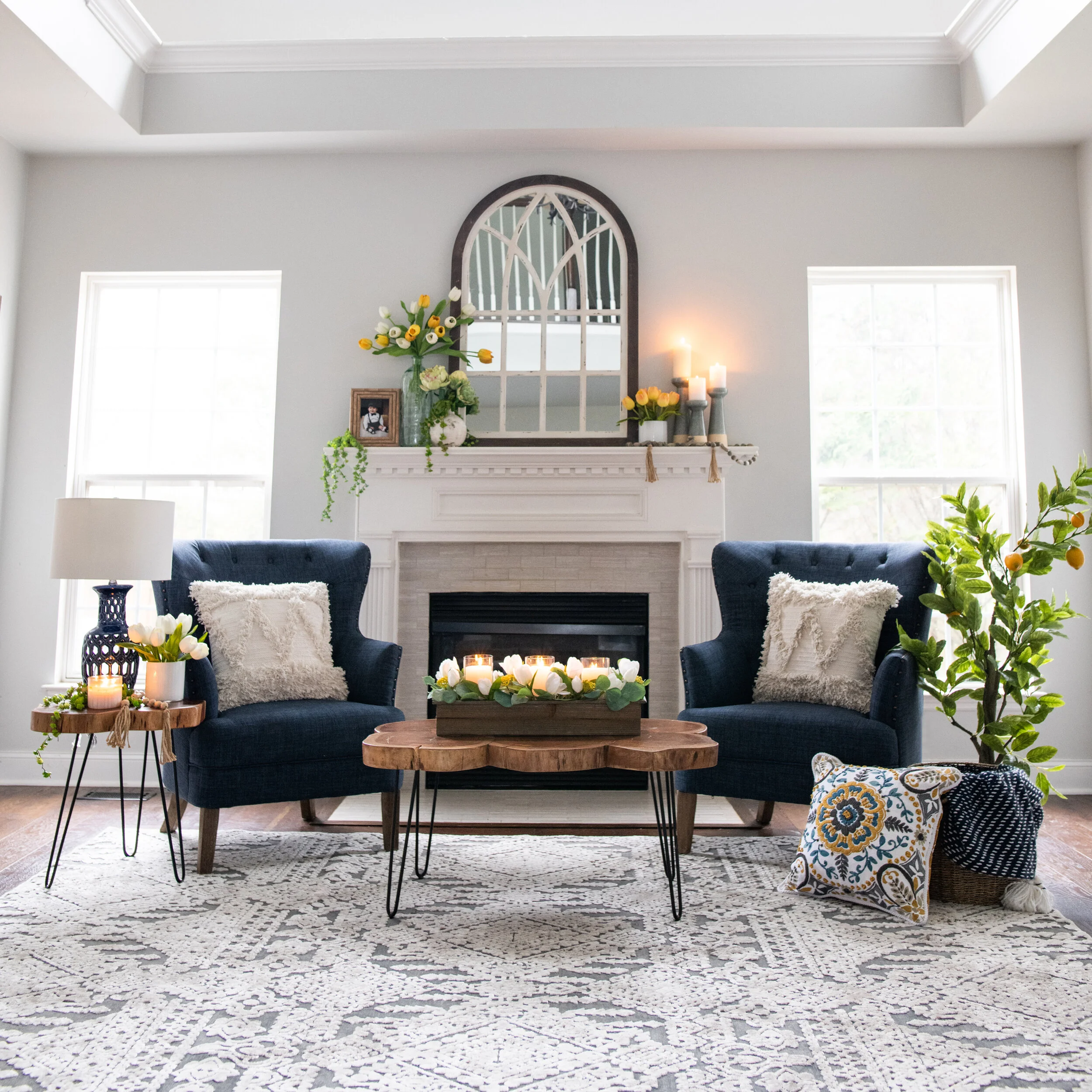 Spring Living Room Refresh