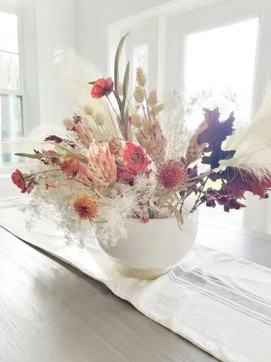 DIY Fall Faux Floral Arrangement with Carcaba Road