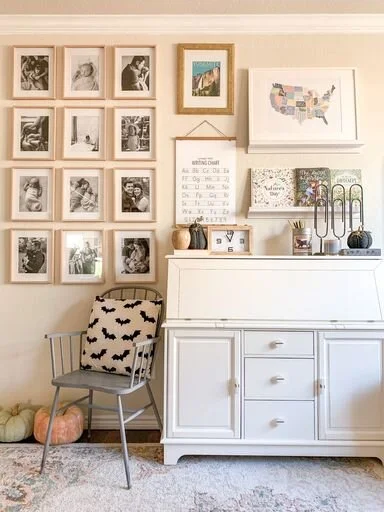 How to Style a Halloween Vignette for Your Home Classroom with A House with Books