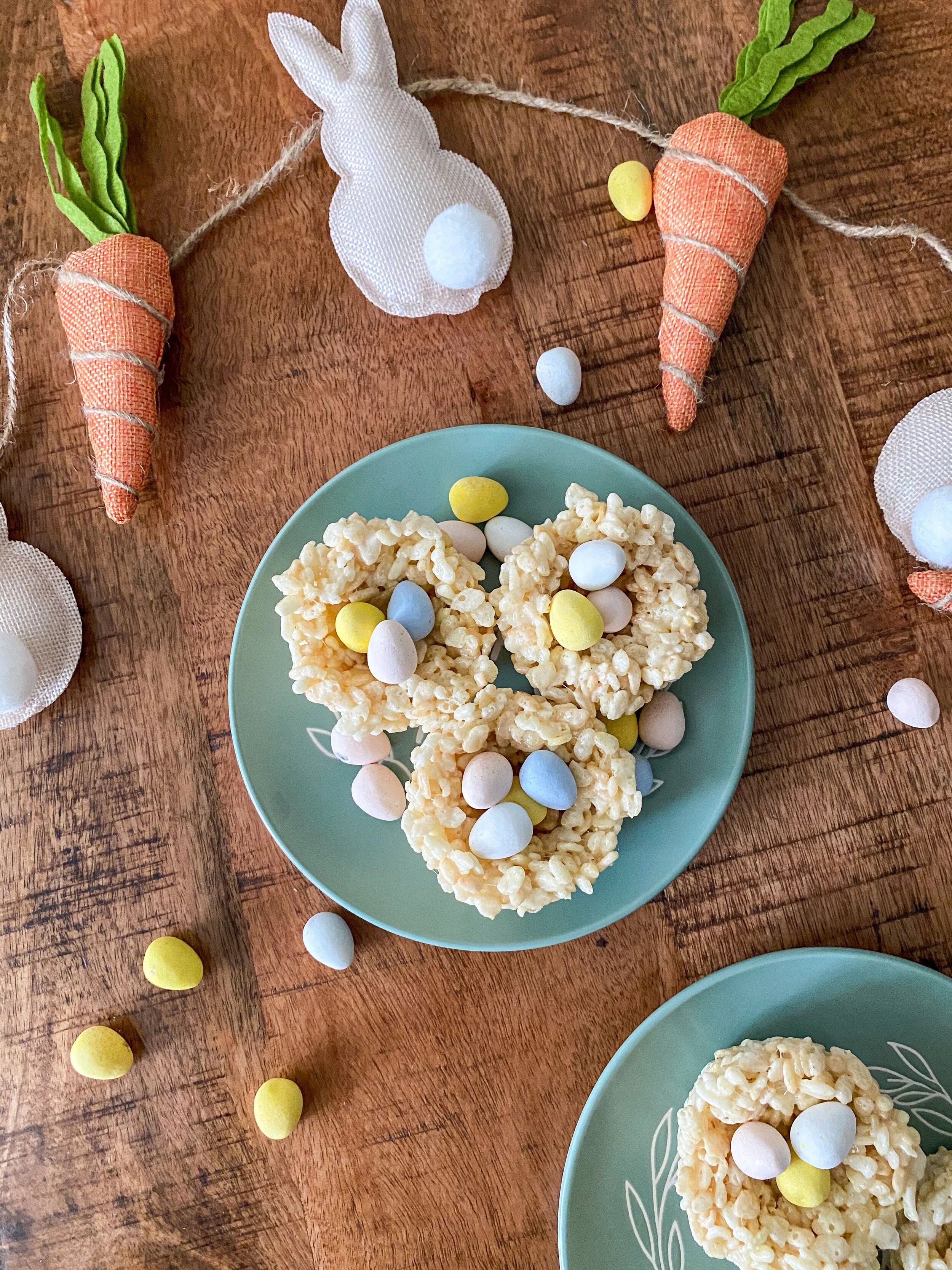 Easy Rice Krispie Nests for Easter 