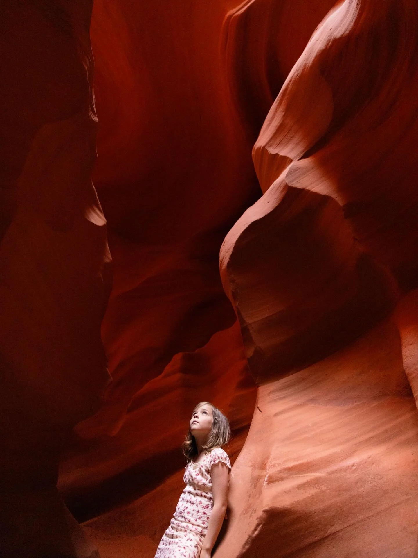 Antelope canyon is extra magical with her✨