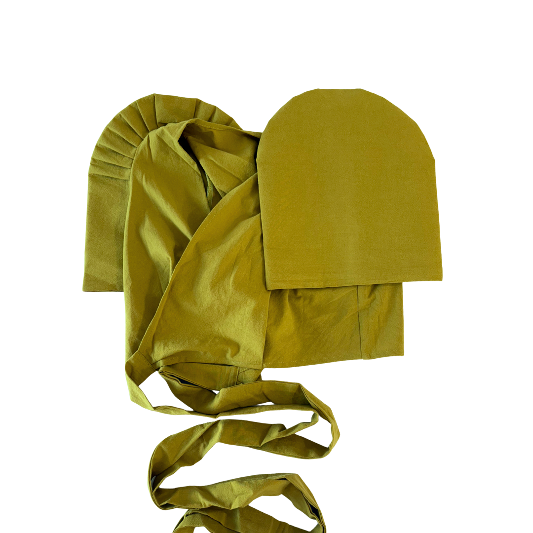 Olive Cotton Terno Wrap Top