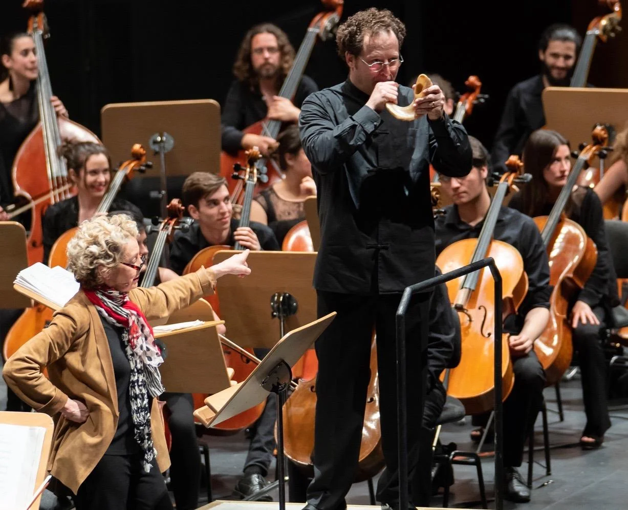 At a performance of The Bernstein Beat in Sevilla, Spain in April 2018.