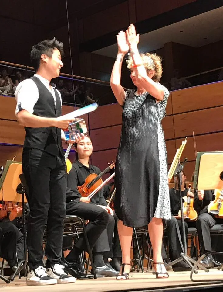 Charles Yang gets the Leonard Bernstein Prize in Germany! He rocked the house with Korngold AND Ben E. King. That’s so Charles!