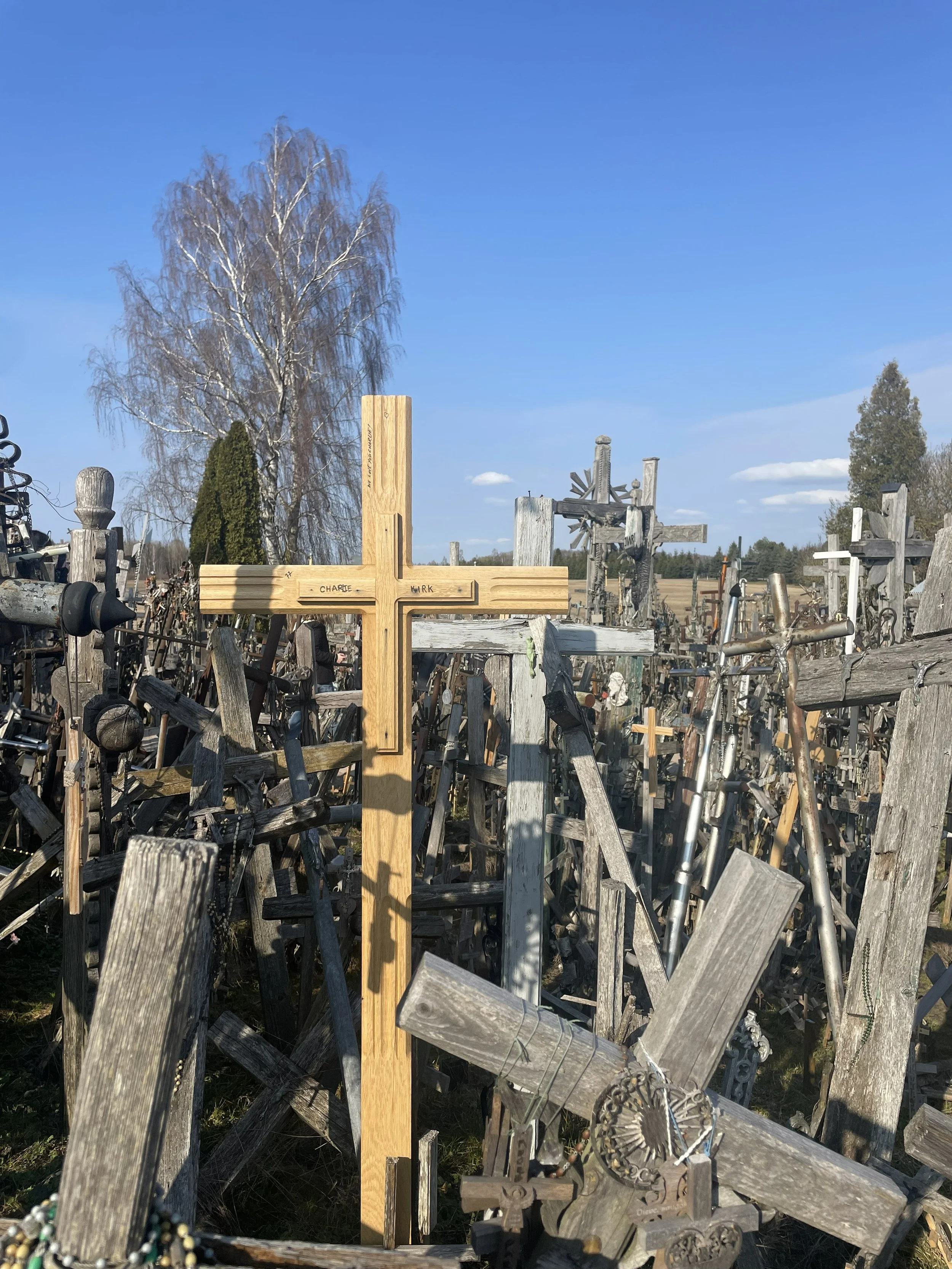 Charlie Kirk's Cross