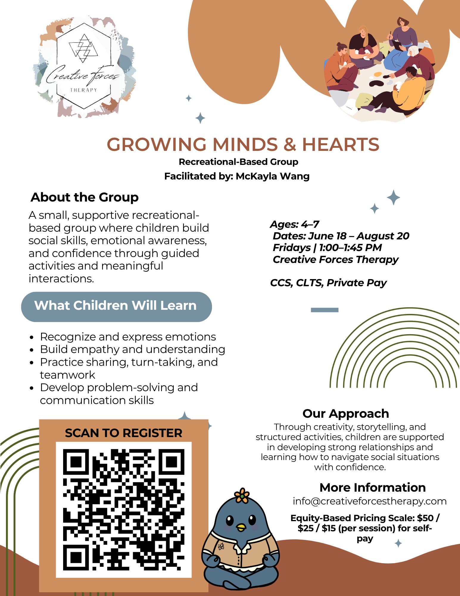 Growing Minds &amp; Hearts  Recreational-Based Group | Ages 4–7