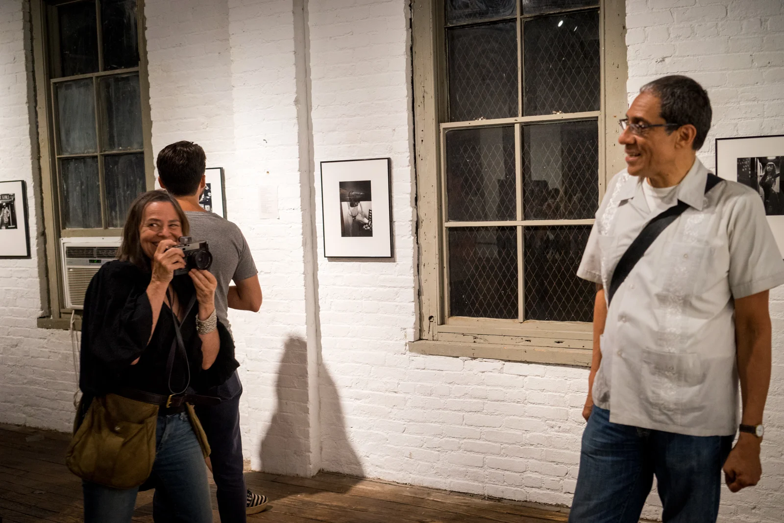 Favorite photographers Donna Ferrato & Joseph Rodriguez- at “Rear Windows” featuring Girl Under Glass at the Invisible Dog Gallery, Brooklyn 2015