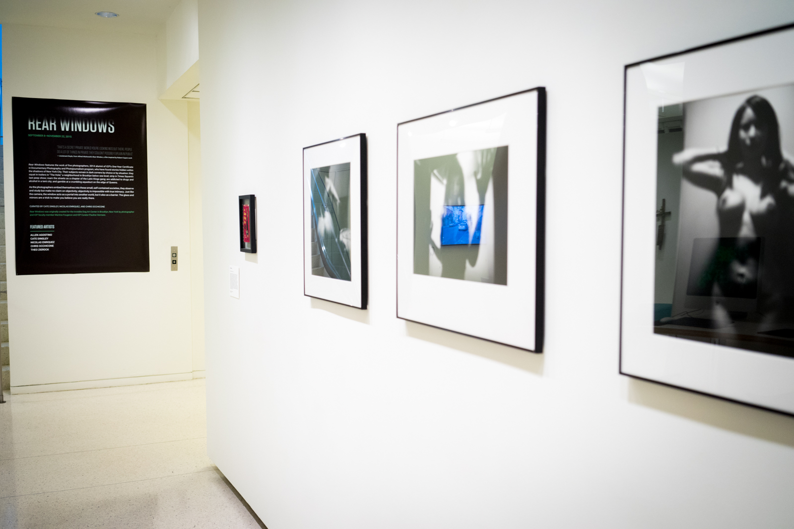 “Rear Windows” featuring Girl Under Glass at the International Center of Photography, New York 2015