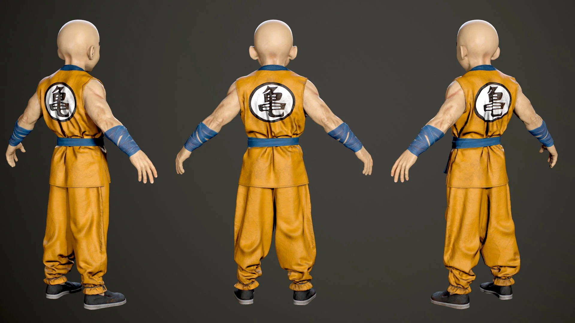 3D Character design - Krillin 03.jpg