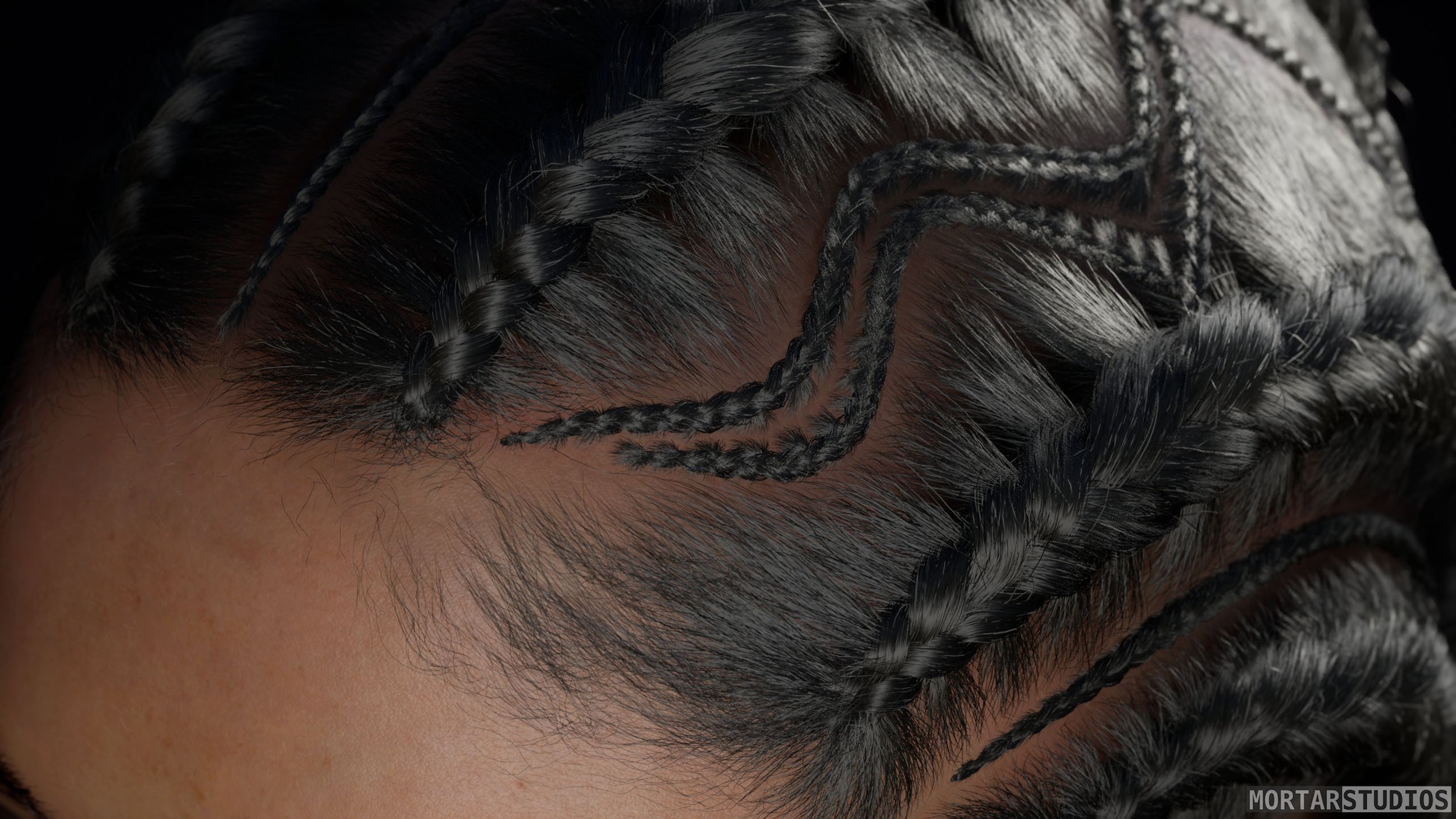 Custom Hair Groom for Metahumans - African Female Braids A_09.jpg