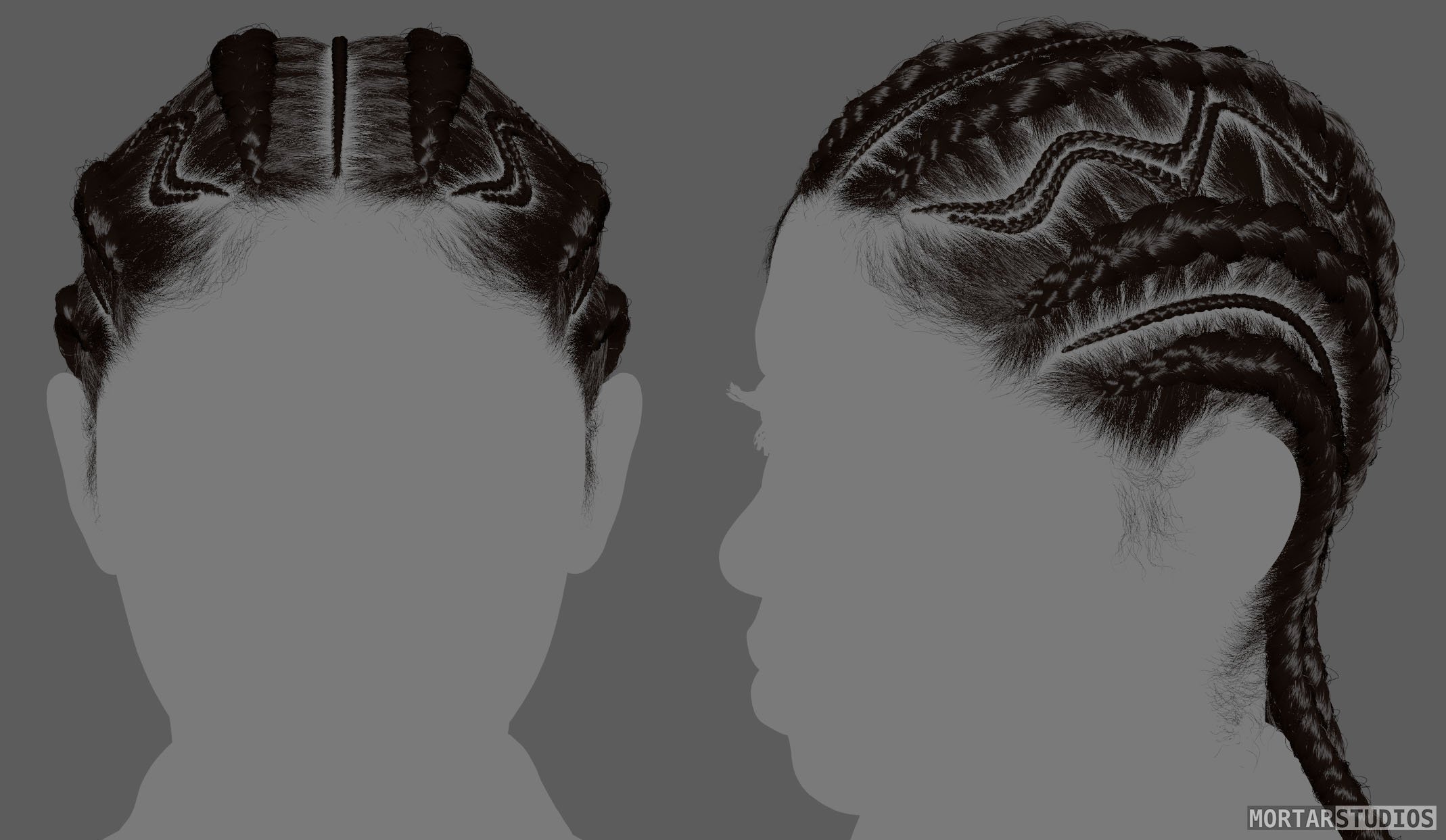 Custom Hair Groom for Metahumans - African Female Braids A_11.jpg