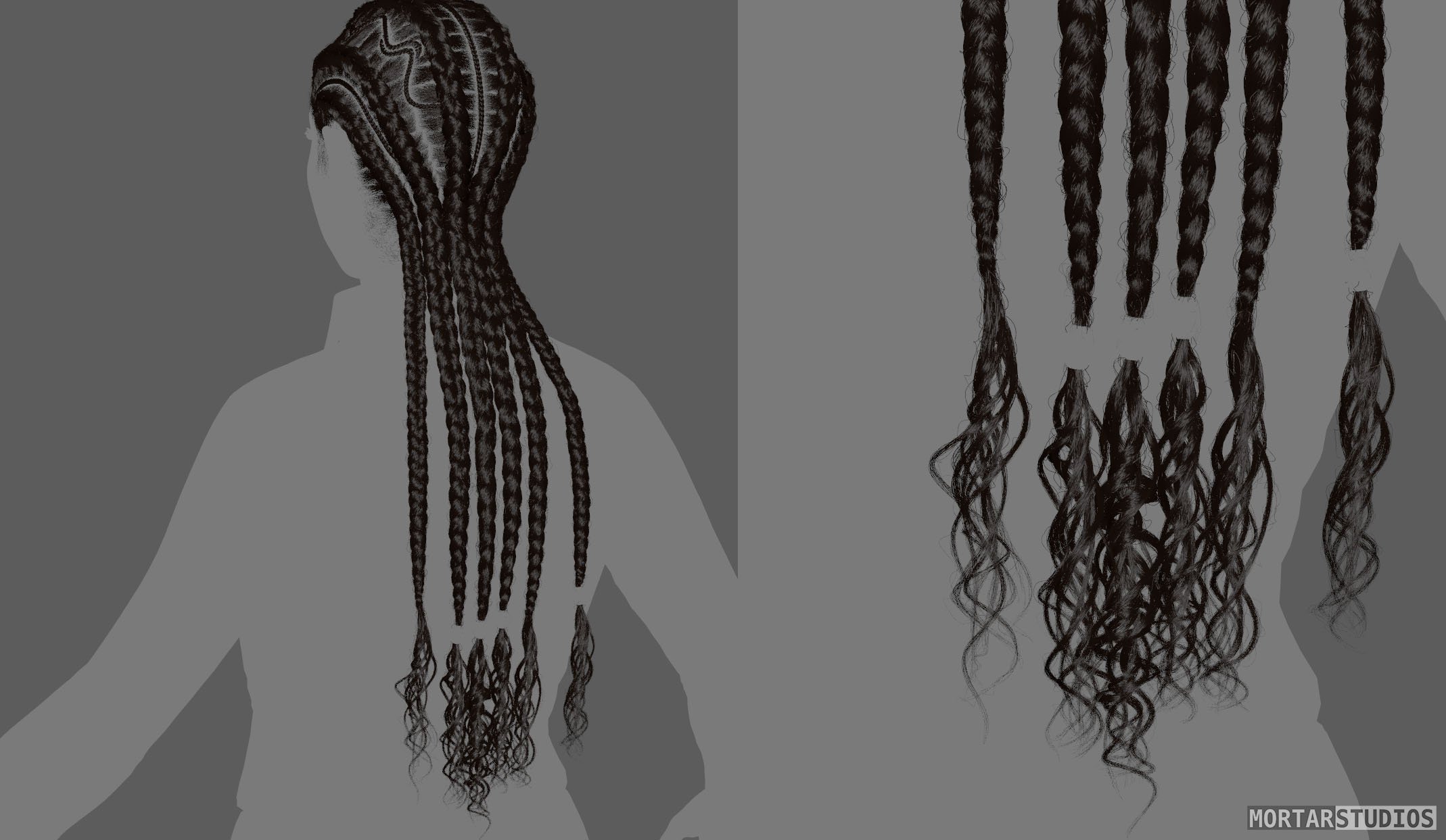 Custom Hair Groom for Metahumans - African Female Braids A_18.jpg