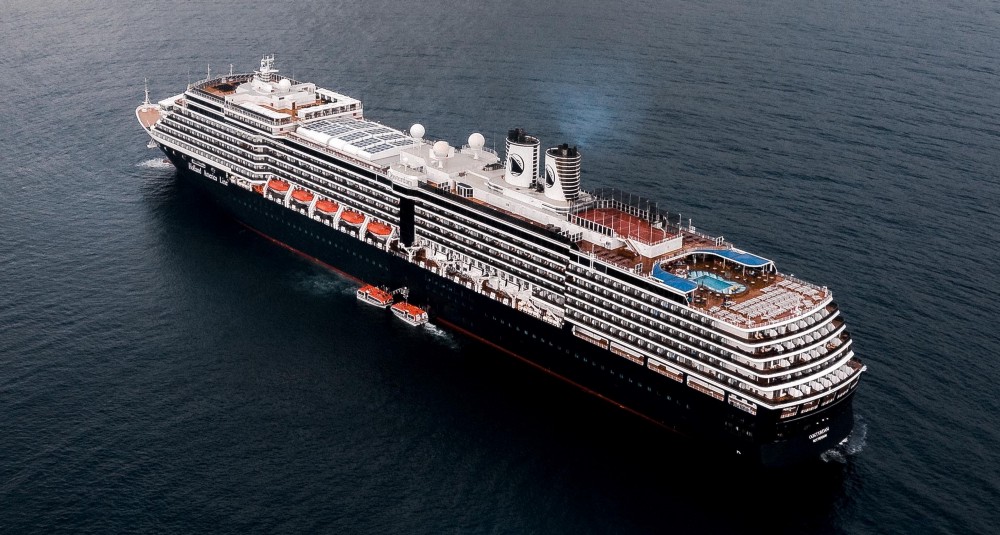 A Holland America ship in the Dominican Republic.