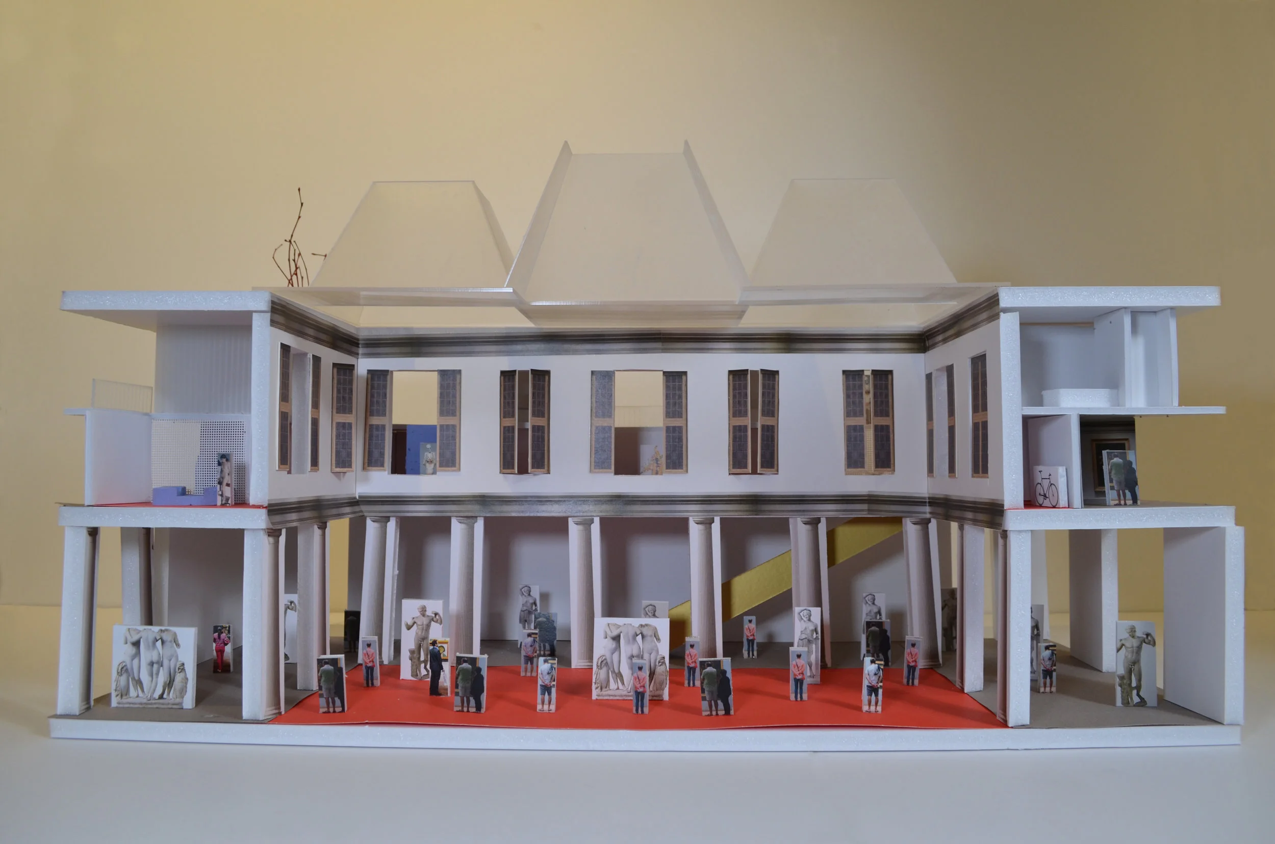 Behind the gallery walls