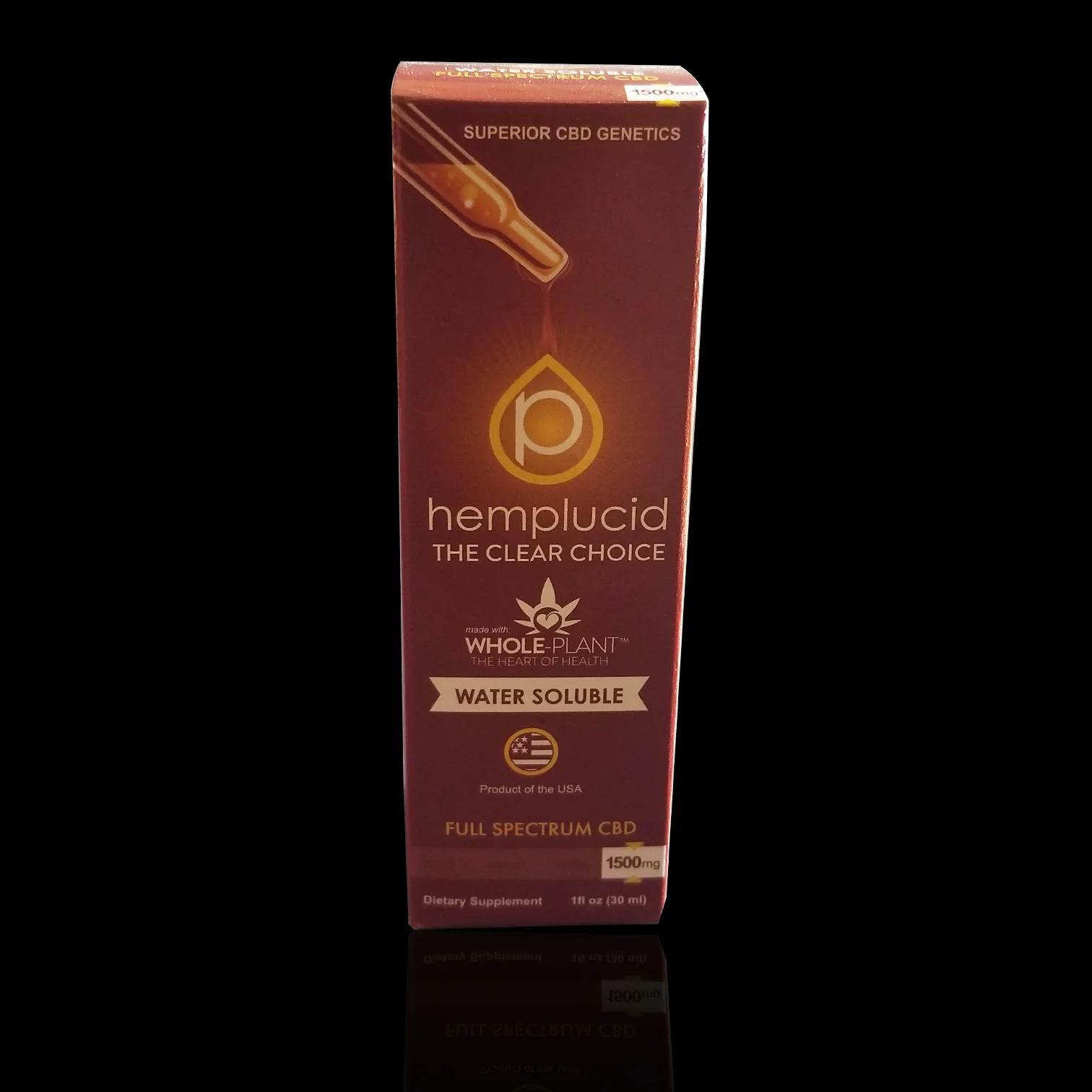 HEMPLUCID – Water Soluble, Dietary Supplement CBD: 500mg