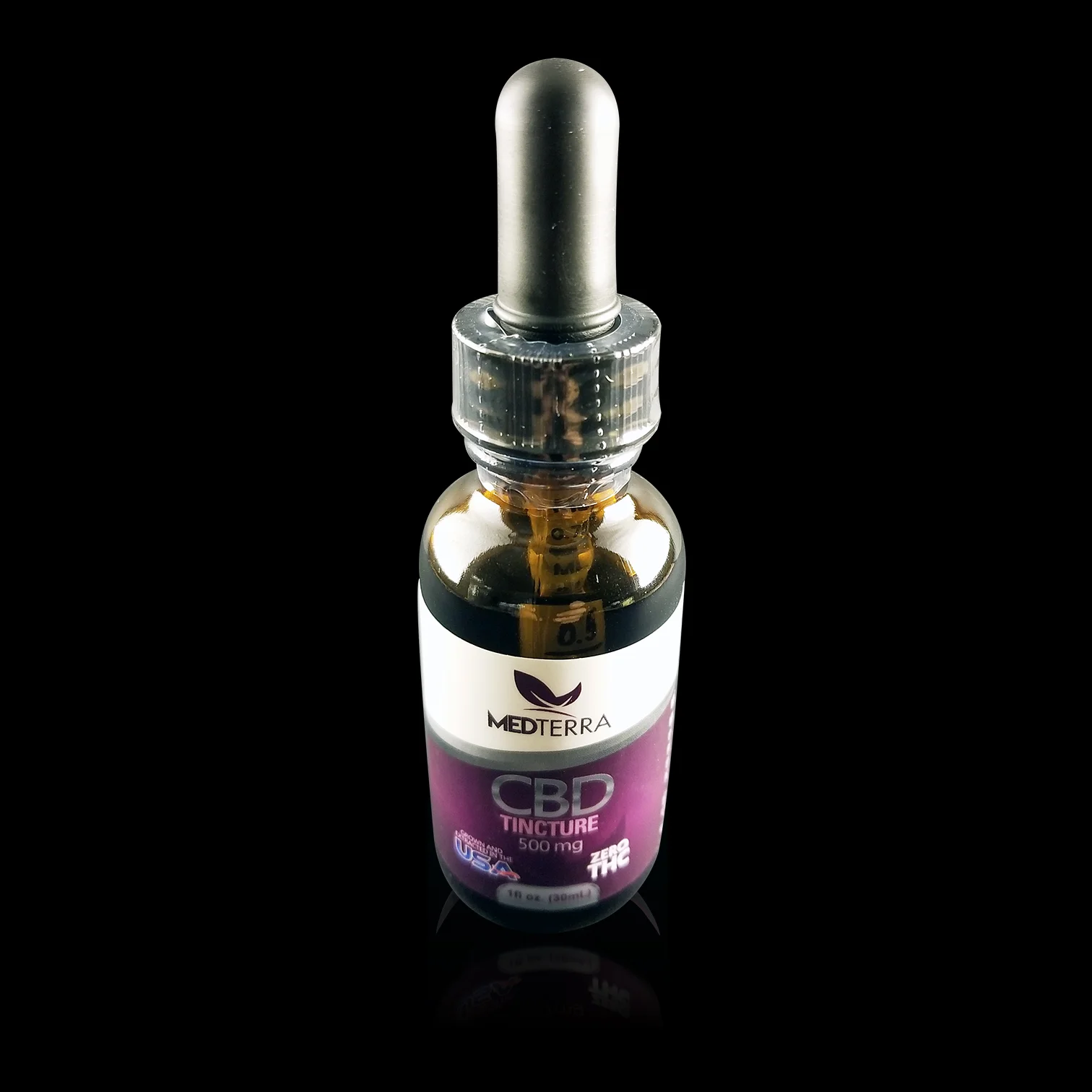MEDTERRA – CBD Tincture, 1oz CBD: 500mg, 1000mg & 3000mg Suggested retail - $50 & Up