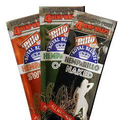 ROYAL BLUNTS HEMPARILLO – Tobacco-Free Hemp Rolls, Flavors: OGK, Sweets, Naked, Mango Haze Suggested Retail Value - $2 per pack of 4