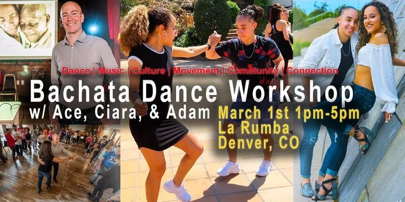 Bachata Dance Workshop in Denver w/ Ace, Ciara &amp; Adam Taub