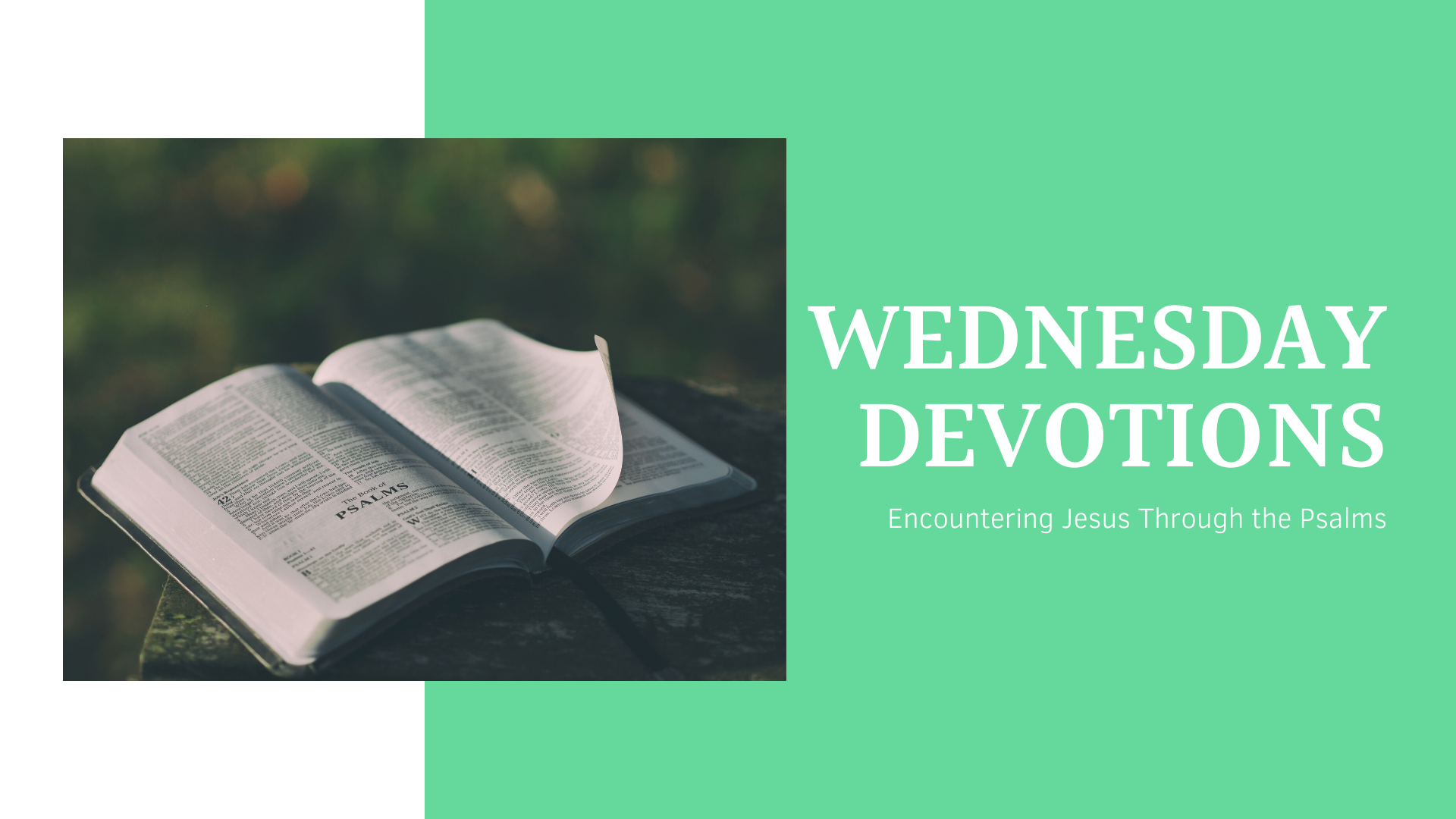 Wednesday Devotions