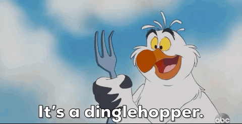 Little Mermaid Scuttle Dinglehopper Continuous Loop