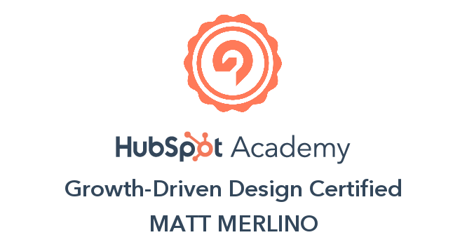 HubSpot Academy Growth-Driven Design Certified