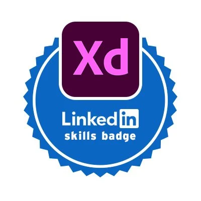 Adobe XD LinkedIn Skills Badge