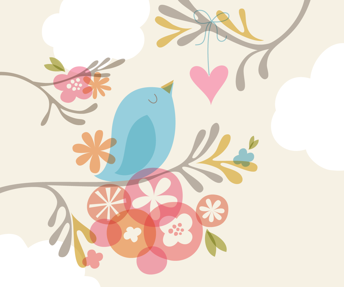 Cute Bird Illustration for Design Design