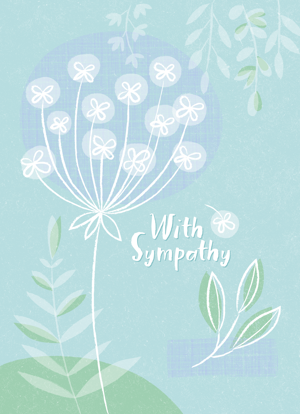 Sympathy Greeting Card for Design House Greetings