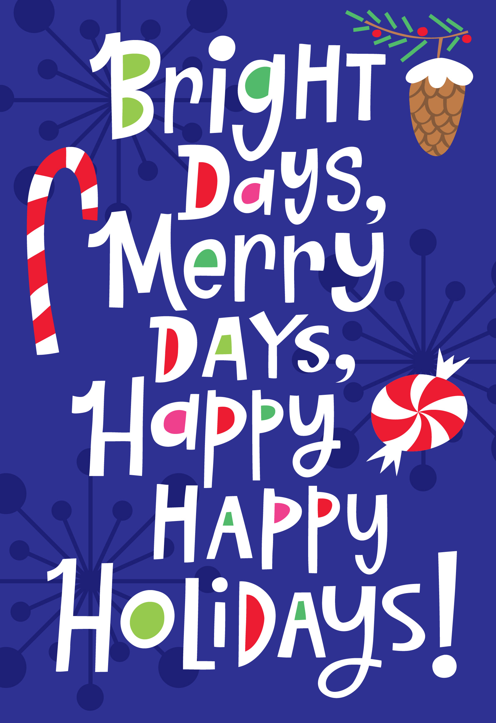 Hand Lettering Holiday Illustration for Hallmark
