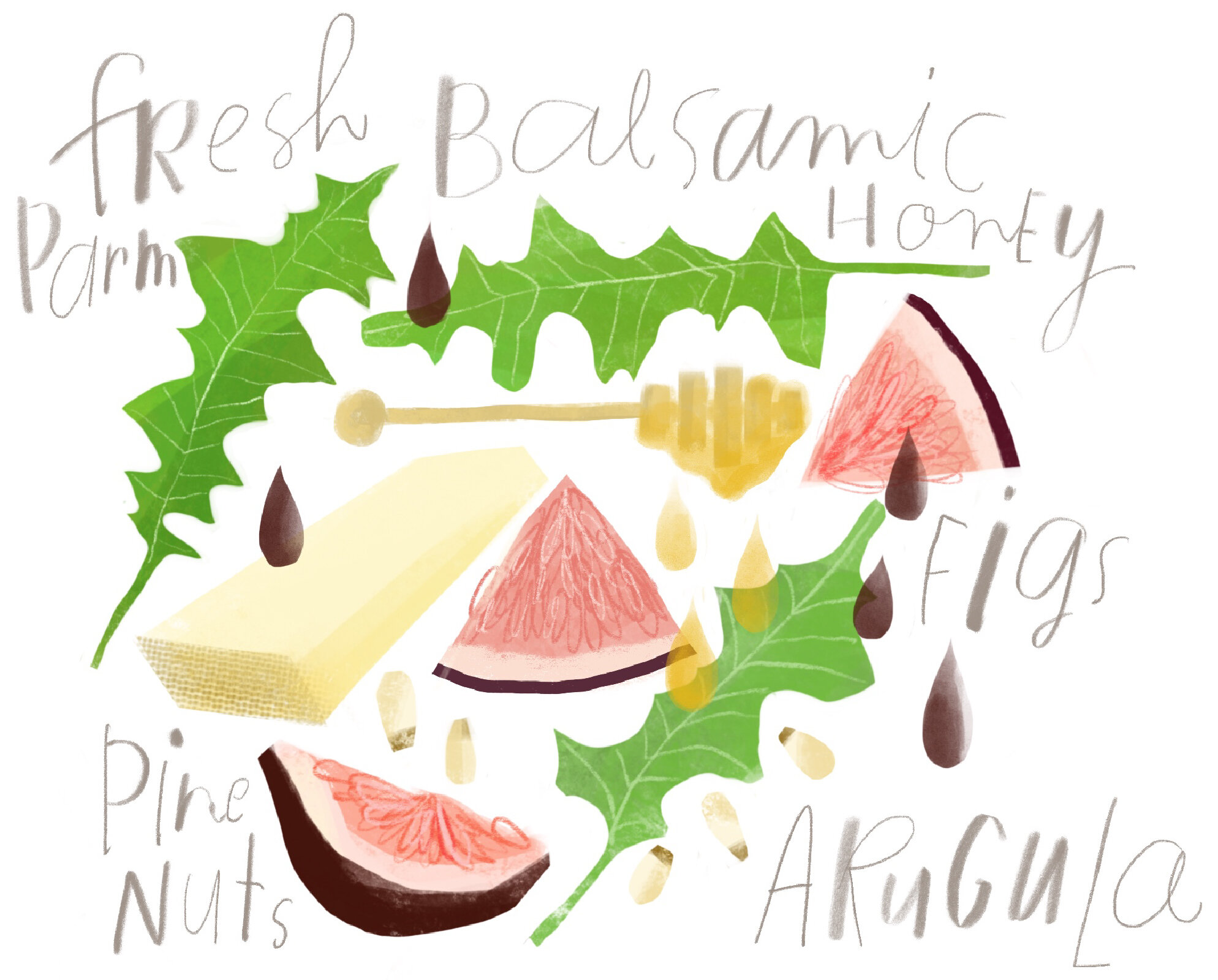 Figs &amp; Balsamic Illustrated Recipe