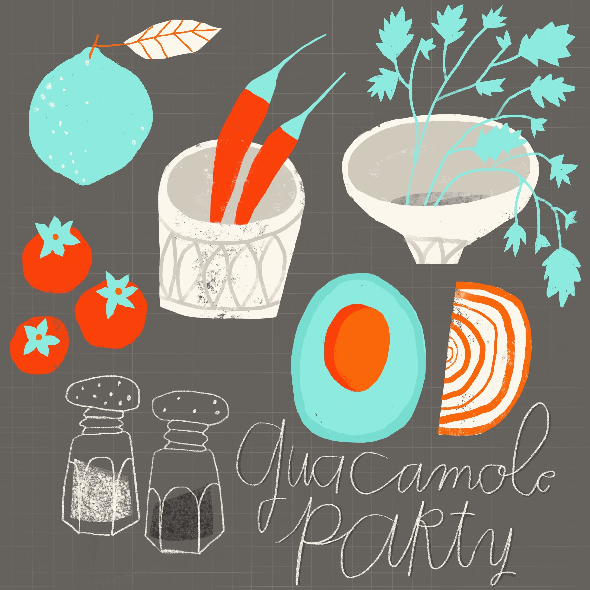 Guacamole Illustrated Recipe